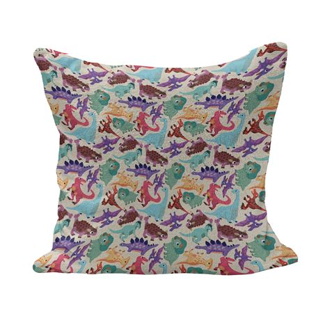 dinosaur accent pillow